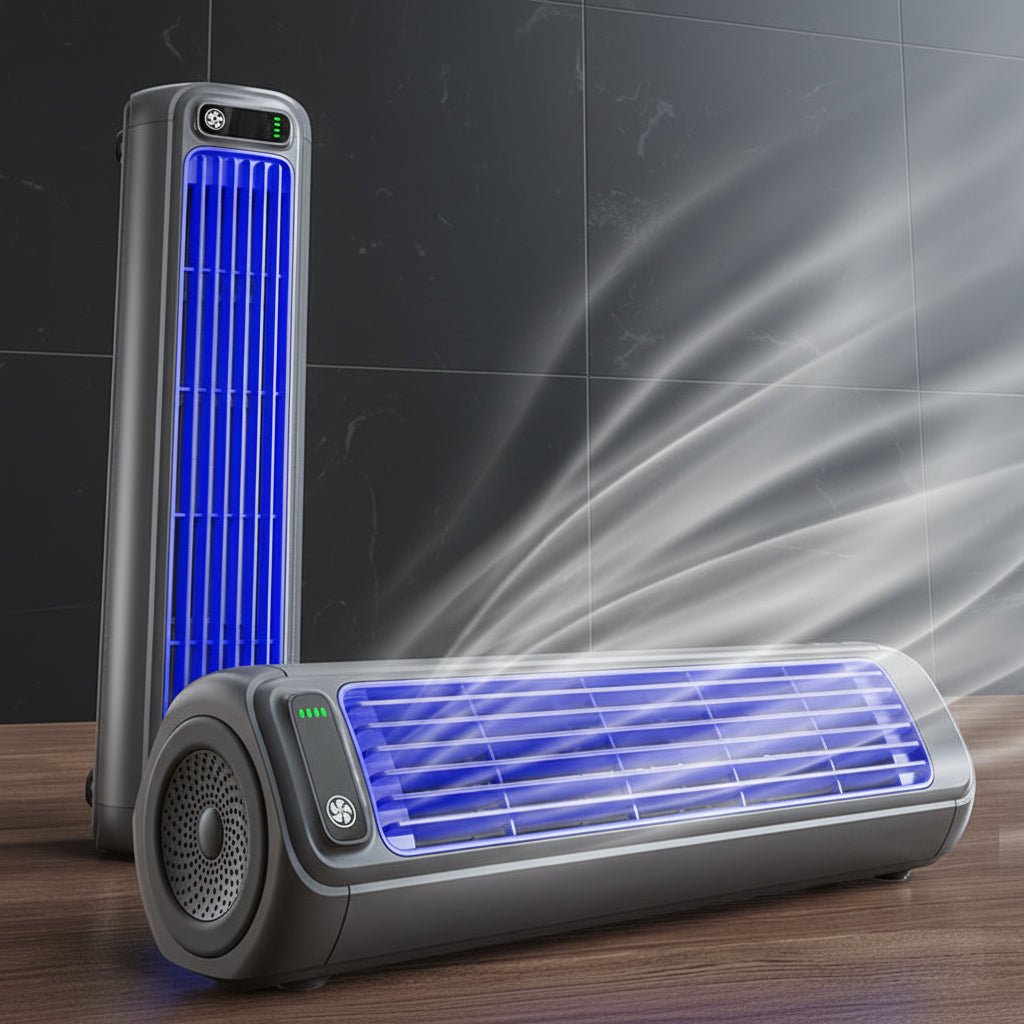 COOLMATE – Kabelloses Klimagerät mit Rotierendem Luftstrom