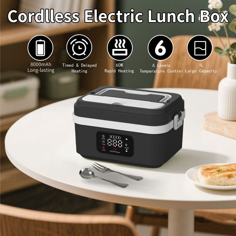 WORKWARM – Wiederaufladbare elektrische Lunchbox ohne Wasser