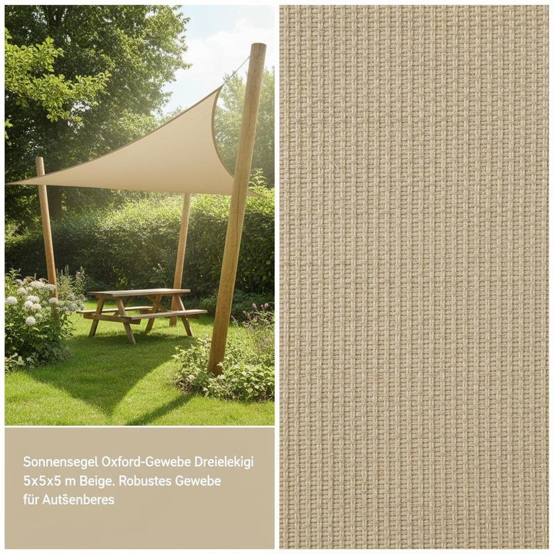 OUTDORIA – Voile d'ombrage protectrice UV pour terrasse, cour et jardin
