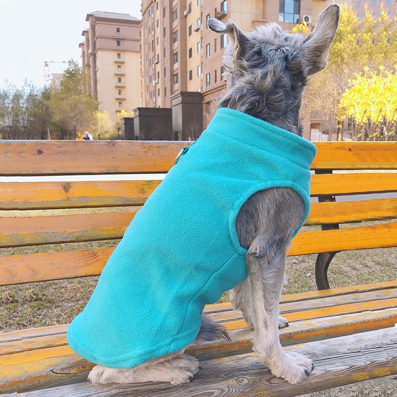 PETSNUG – Chaleco cálido para perro con anilla en D y forro de polar