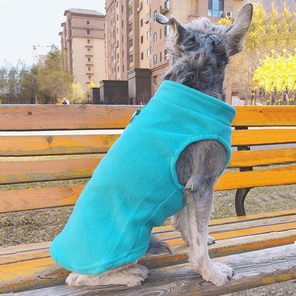 PETSNUG – Chaleco cálido para perro con anilla en D y forro de polar