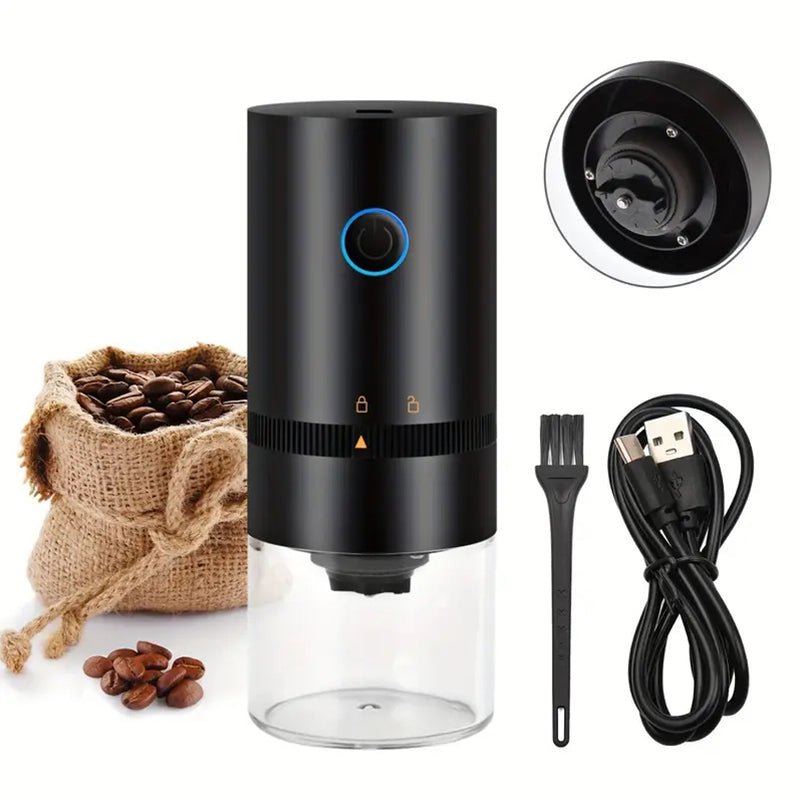 COFFFLOW – Draadloze koffiemolen voor verse koffieplezier met één druk op de knop