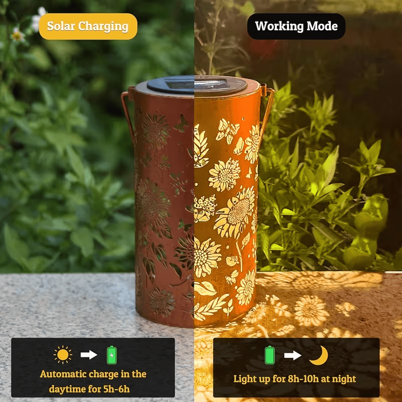 RADIORA – Lámpara solar de jardín ambiental para iluminación decorativa exterior