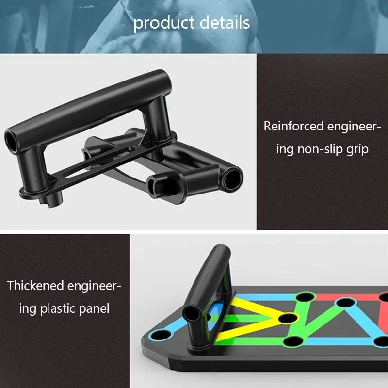 FLEXIFIT – Tavola pieghevole push-up per allenamento muscolare versatile