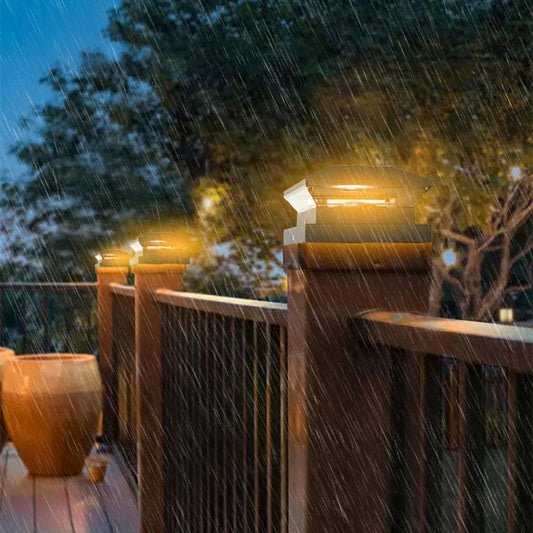 SHINEFLOW – Decorative Solar Post Light for Stylish Outdoor Areas