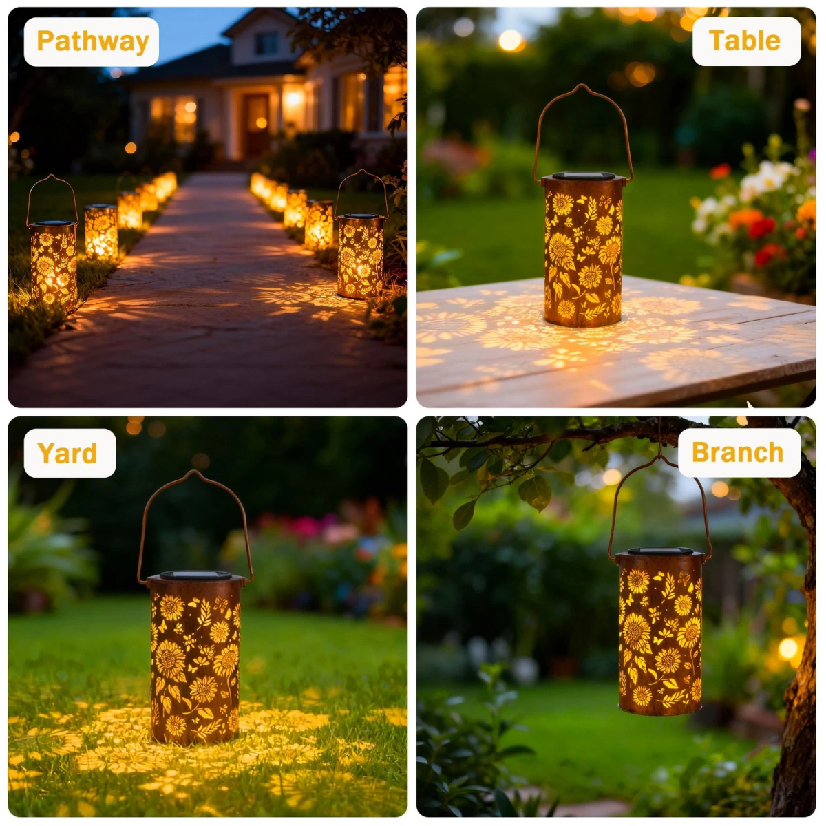RADIORA – Lámpara solar de jardín ambiental para iluminación decorativa exterior