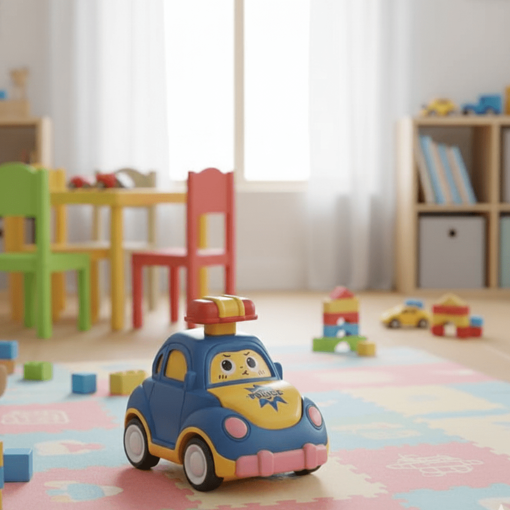 AdventureBuddy - Wind-up toy car, battery-free & mechanical