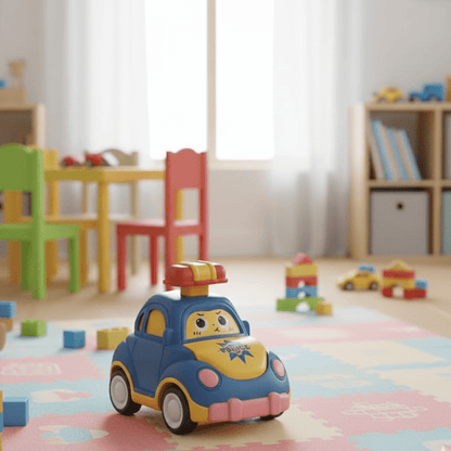 AdventureBuddy - Wind-up toy car, battery-free & mechanical