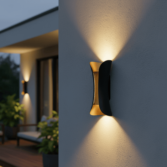 Orr Curved Outdoor LED Light - Weatherproof wall light with IP65 protection