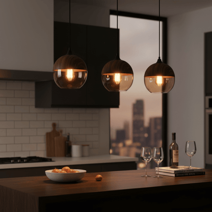 SCANDILUX – Minimalist Wooden Ceiling Light for Modern Interiors