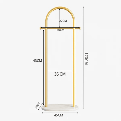 GARMENTARCH – Minimalist, freestanding clothes rack for your daily outfits