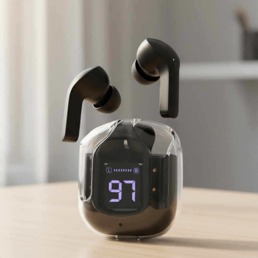 SONICPULSE OORDOPJES – Draadloze Bluetooth-koptelefoon met uitstekende geluidskwaliteit en touchbediening