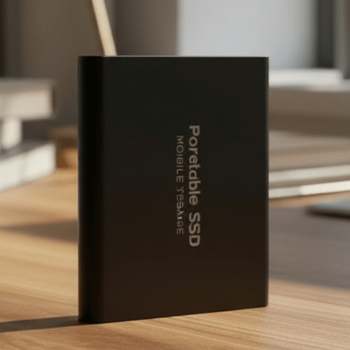 SpeedVault SSD – Disque dur externe 100GB avec connexion USB-C & USB 3.1 ultra-rapide