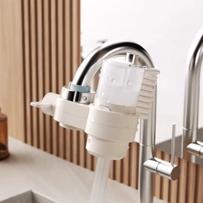CLEANPUMP – Dispensador de jabón con soporte integrado para esponja para un enjuague limpio