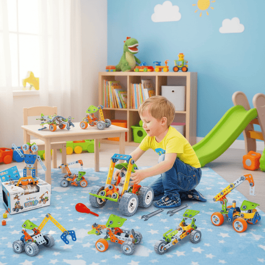 Set de construcción creativa para niños – Fomenta la imaginación y las habilidades para resolver problemas