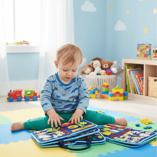 MindZip Activity Board – Motorik & spielerisches Lernen für Babys ab 6 Monaten