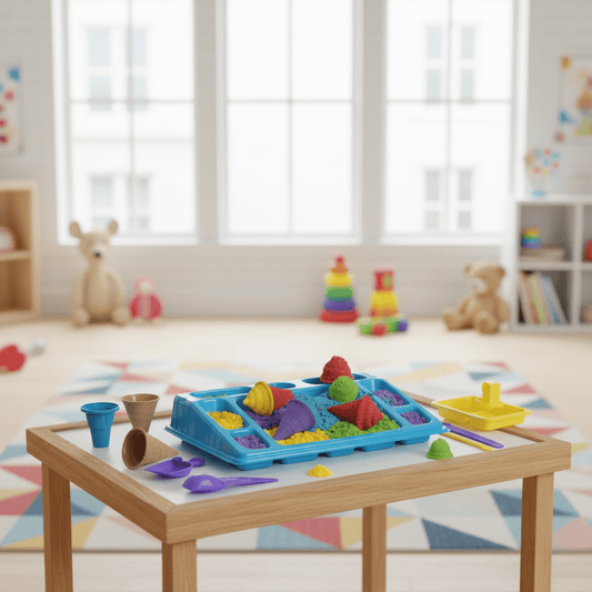 SandSet – kinetisch zand speelgoed voor creatieve kinderen vanaf 3 jaar