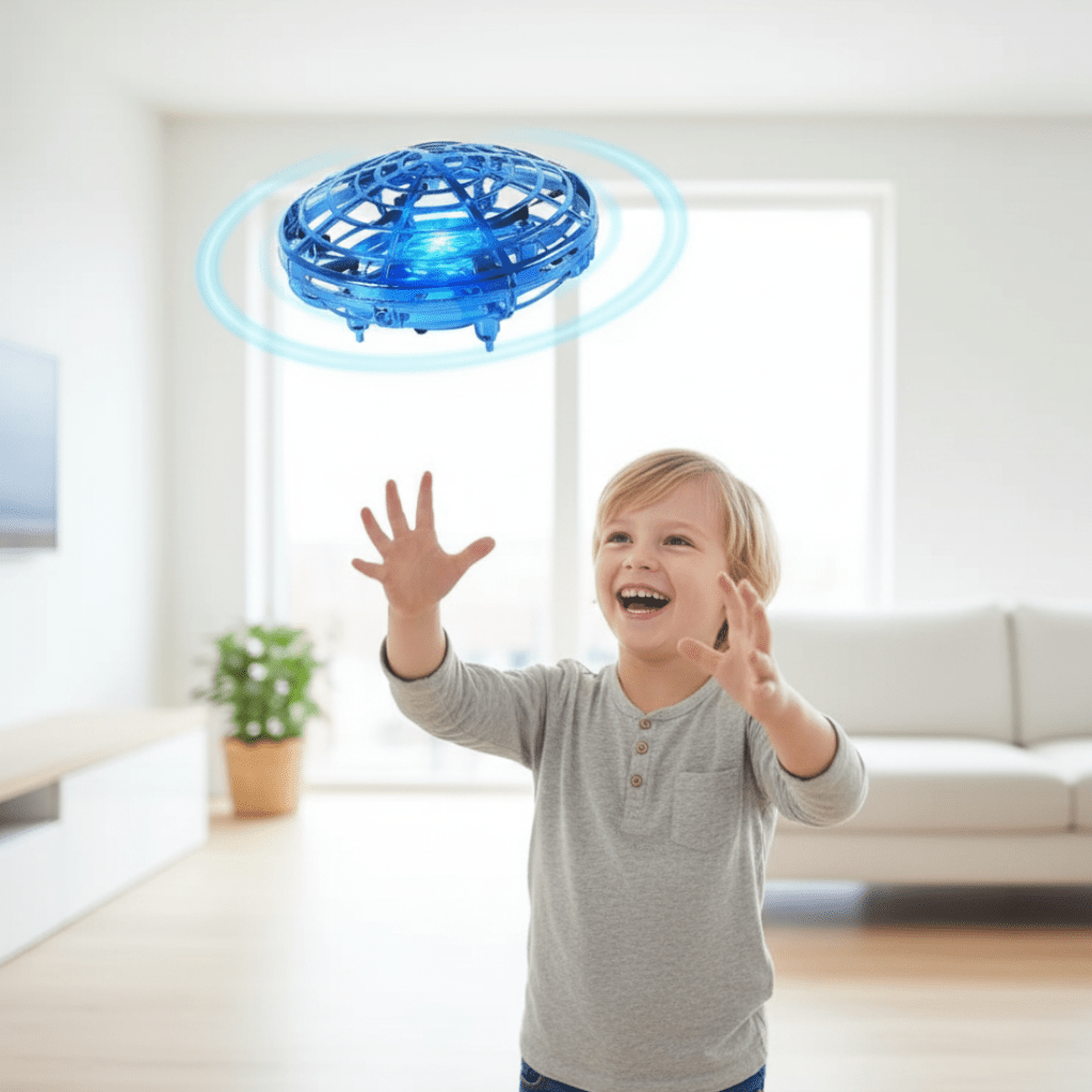 SkyGlide UFO-speelgoed – vliegend drone-speelgoed met handbediening & sensoren (USB-oplaadbaar)