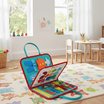 WonderTots - Libro di scoperta dei colori e delle forme per piccoli esploratori