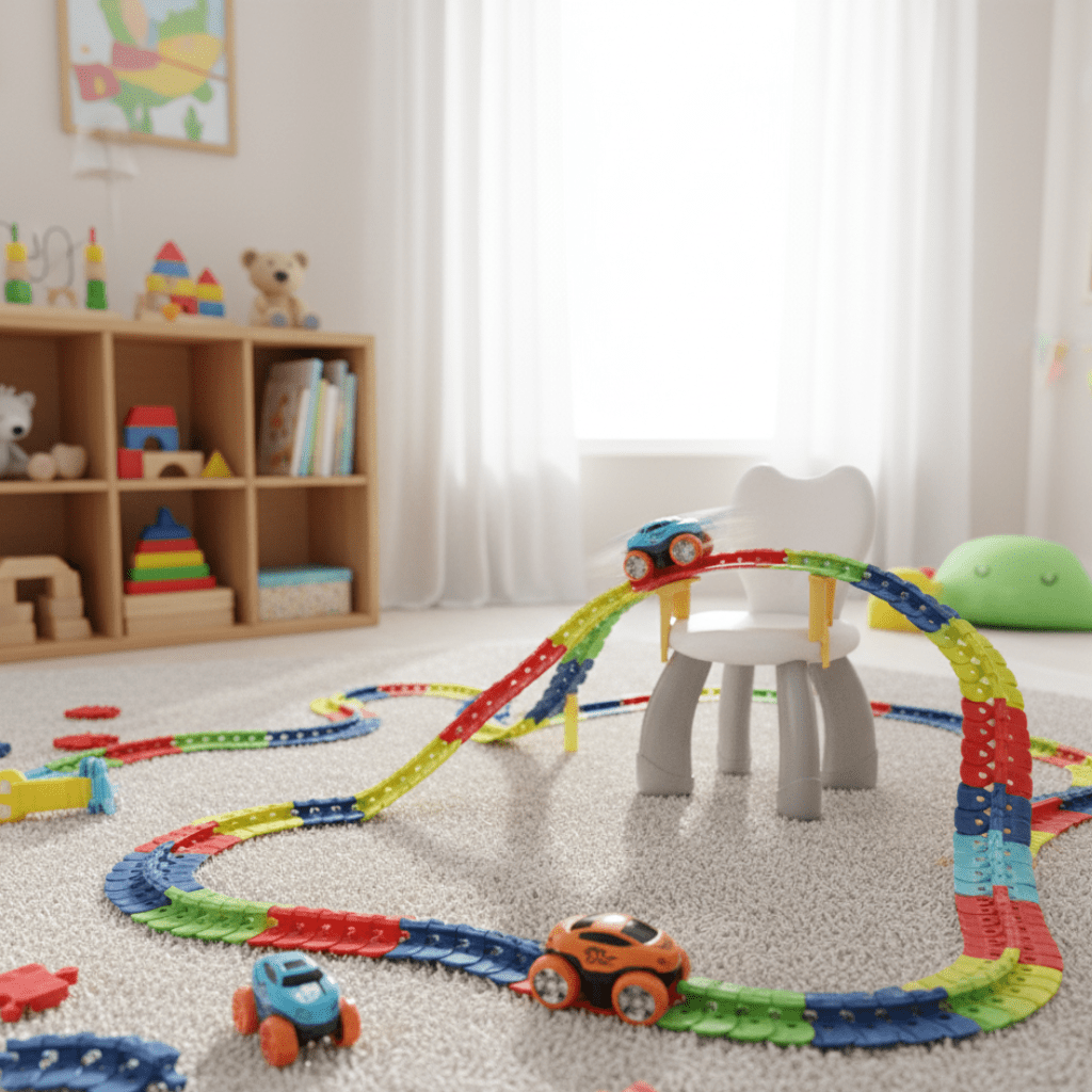 TrackRace – Set de pista flexible para circuitos creativos y loopings