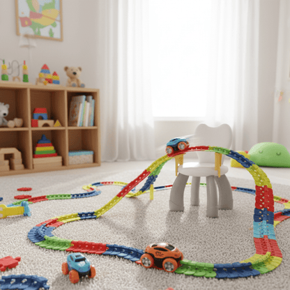 TrackRace – Set de pista flexible para circuitos creativos y loopings