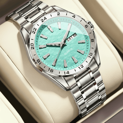 CHRONOSTEEL – Montre de sport pour homme premium avec affichage lumineux