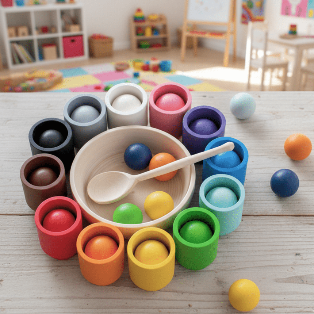 TinkerTots Lab - Kit de découverte des couleurs et des formes