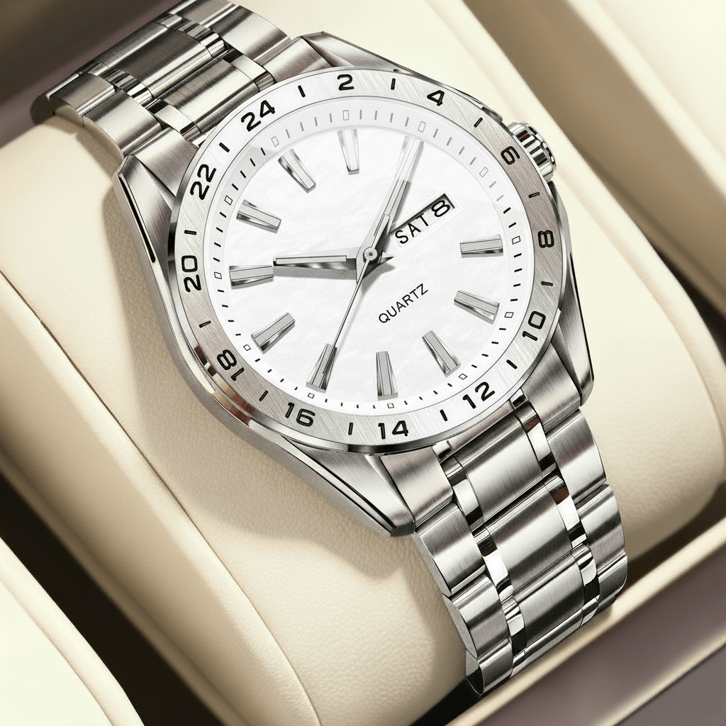 CHRONOSTEEL – Montre de sport pour homme premium avec affichage lumineux