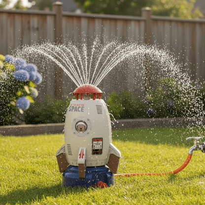 Plaisir de jets d'eau pour enfants – amusement aquatique rotatif à 360° pour les enfants en été