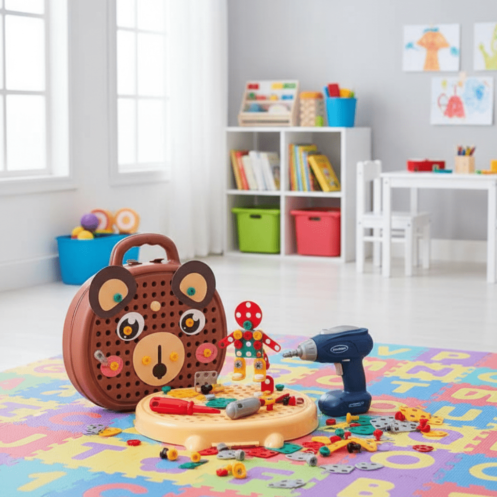 ToolKit – Creatief constructiespeelgoed met mini-boormachine voor kinderen vanaf 6 jaar