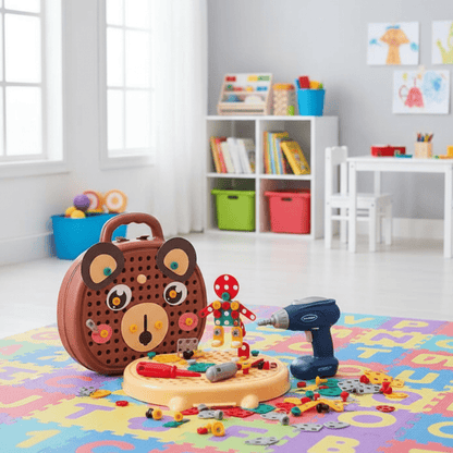 ToolKit – Creatief constructiespeelgoed met mini-boormachine voor kinderen vanaf 6 jaar