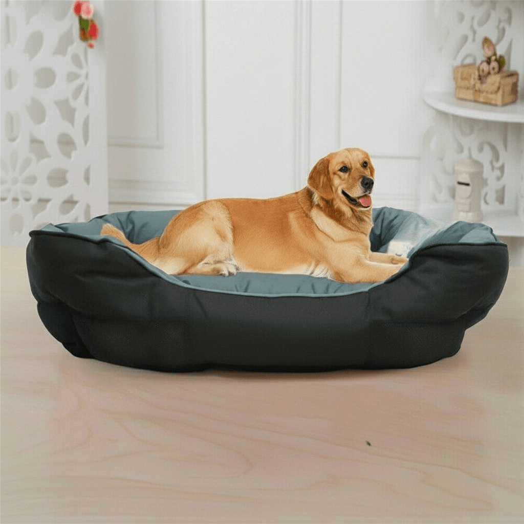 PETSOFA – Orthopädisches Schaumstoff-Hundebett im gemütlichen waschbaren Korbdesign