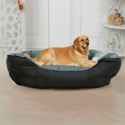 PETSOFA – Orthopädisches Schaumstoff-Hundebett im gemütlichen waschbaren Korbdesign