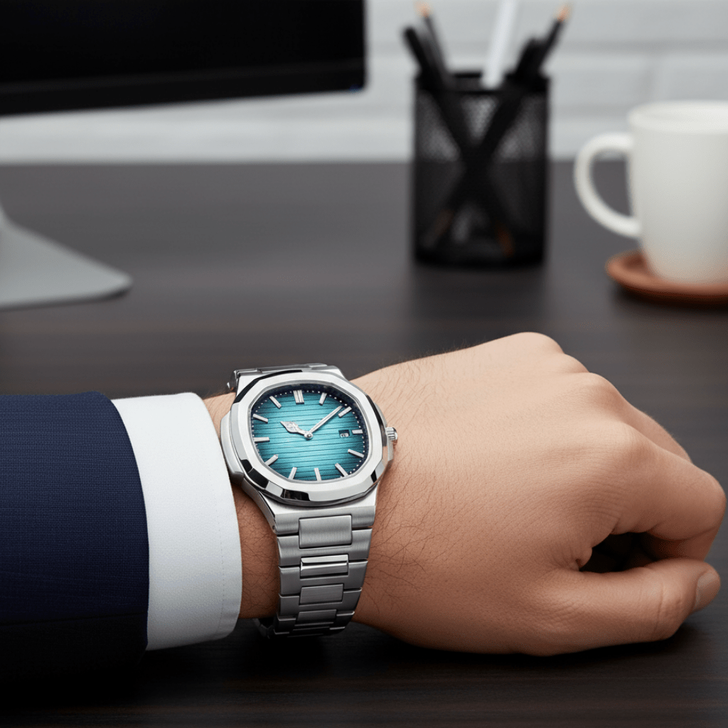 IRONBLOCK – Montre militaire carrée robuste et étanche pour hommes