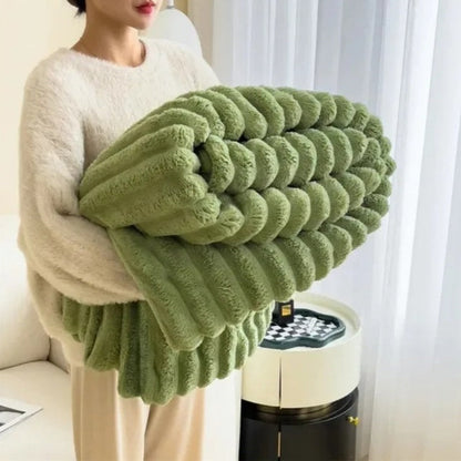 Variant image for Kuscheldecke Beige 150x200 cm Polyester für Alle Jahreszeiten-2