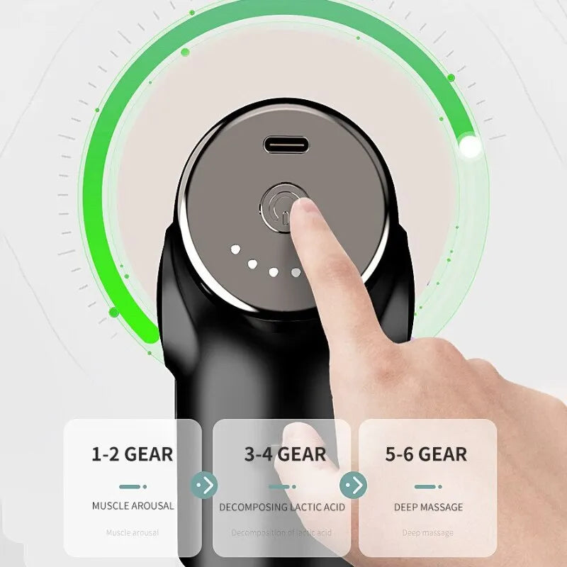 PowerPulse Massagegerät - Tragbare Massagegun für Muskelregeneration & Entspannung-5