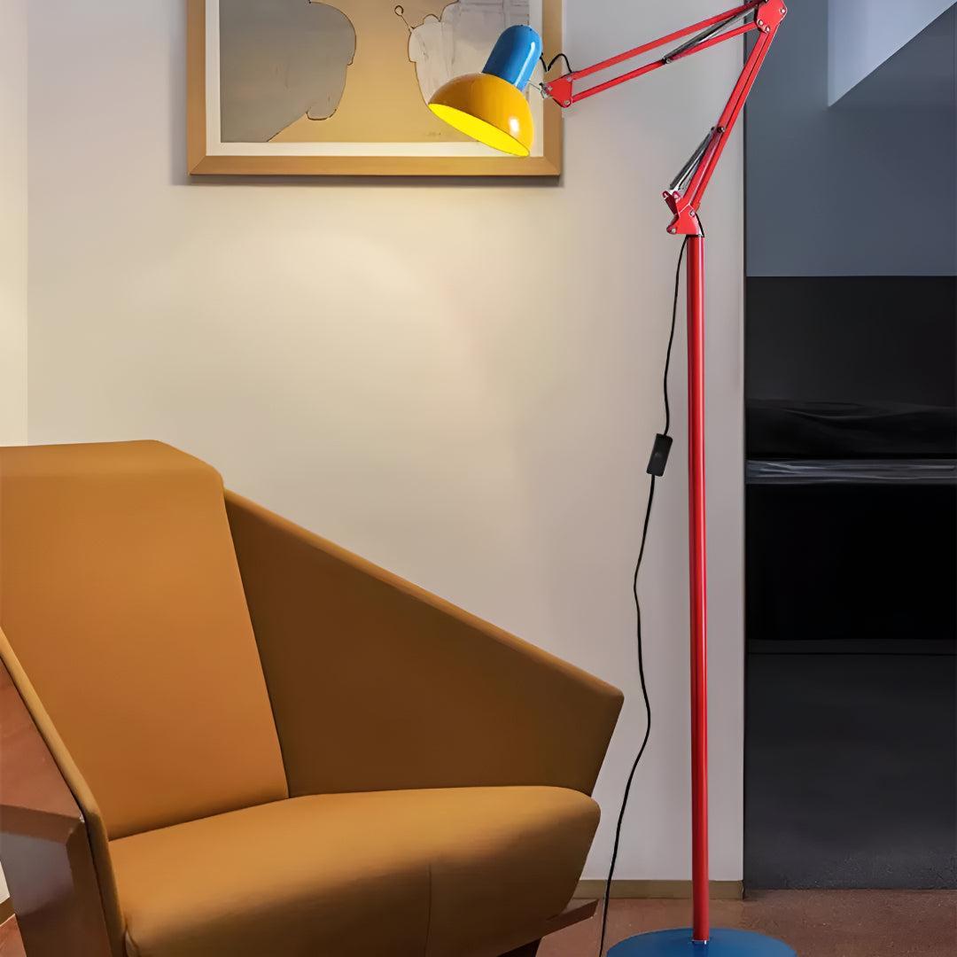 MEMPHORA – Lampadaire réglable au design Memphis coloré