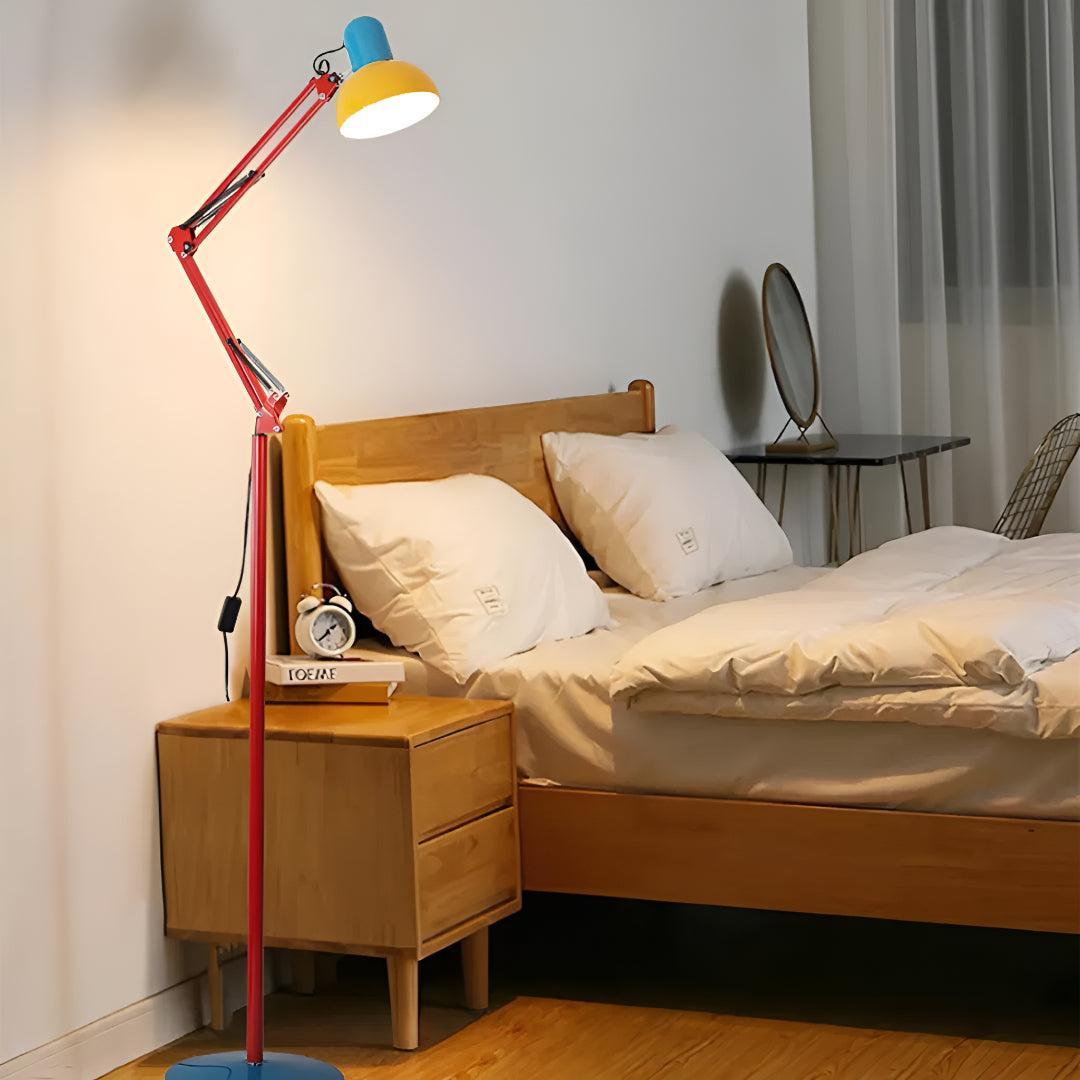 MEMPHORA – Lampadaire réglable au design Memphis coloré