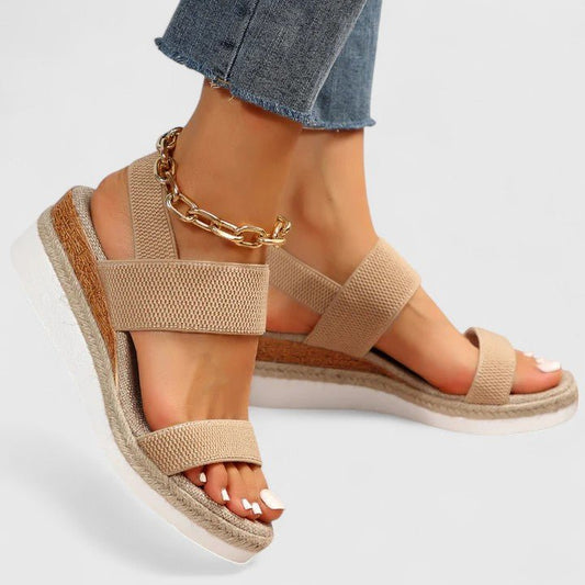 PODORA – Sandales orthopédiques pour femmes avec semelle rembourrée et alignement amélioré du pied