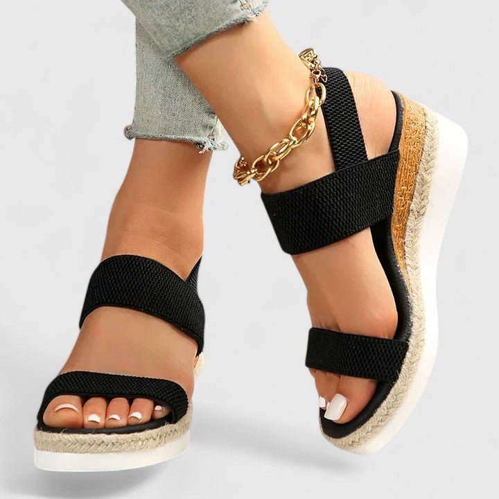 PODORA – Sandalias ortopédicas para mujer con suela acolchada y alineación mejorada del pie