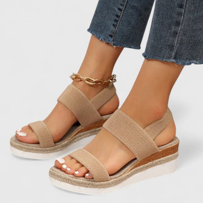 PODORA – Sandalias ortopédicas para mujer con suela acolchada y alineación mejorada del pie
