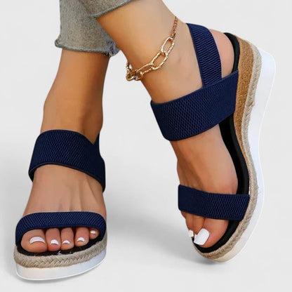 PODORA – Sandalias ortopédicas para mujer con suela acolchada y alineación mejorada del pie