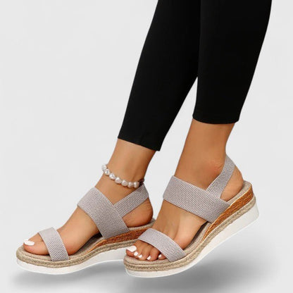 PODORA – Sandalias ortopédicas para mujer con suela acolchada y alineación mejorada del pie