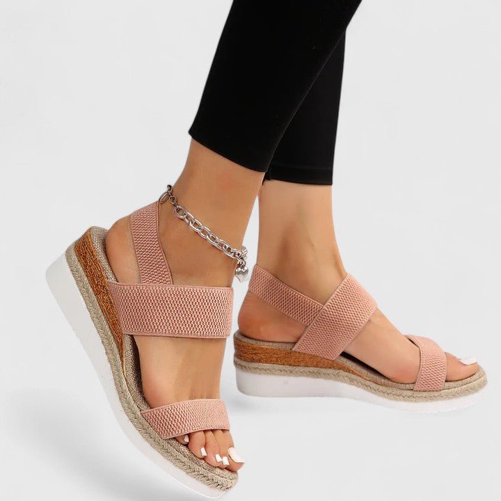 PODORA – Sandalias ortopédicas para mujer con suela acolchada y alineación mejorada del pie