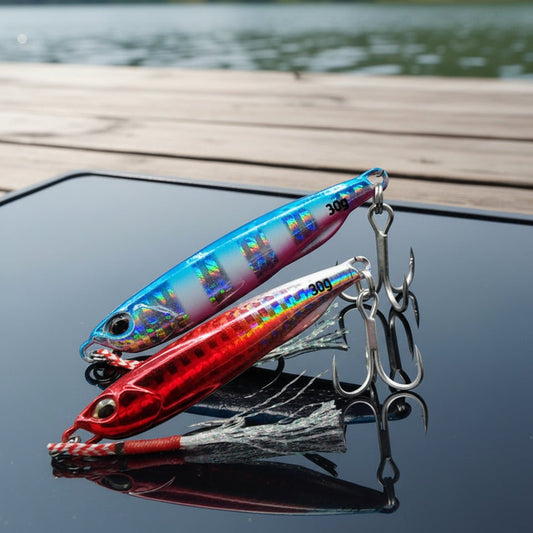 SEABLADE – Cucharilla metálica para jigging de lubina y jigging efectivo en agua salada