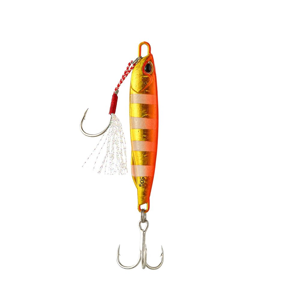 Metall Guss Jig Löffel Angelköder für Meerbass - 10g bis 50g, Hochwertig 8