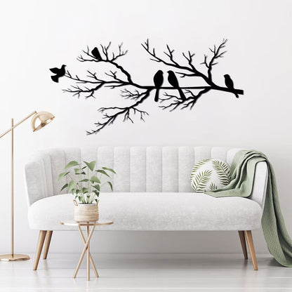 BIRDWING ART – Metalen wanddecoratie met vogels voor een elegante woonstijl