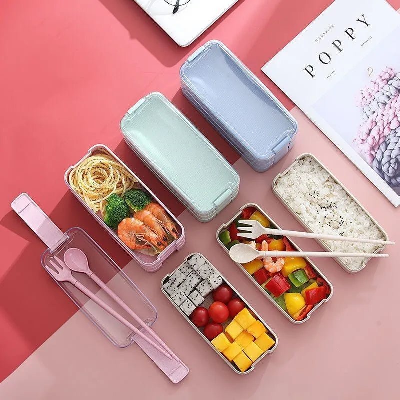 Mikrowellen Lunchbox Aus Weizenstroh – Umweltfreundlich, Spülmaschinenfest, Ideal Für Kinder Und Büro 0