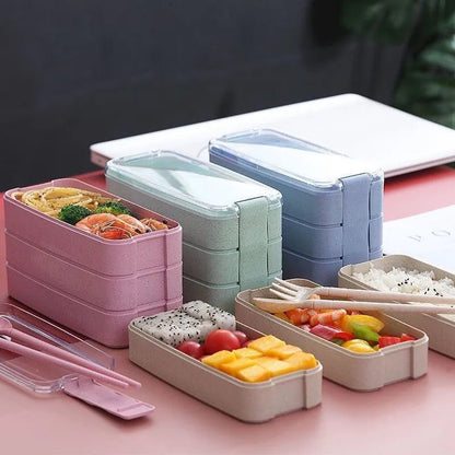 Mikrowellen Lunchbox Aus Weizenstroh – Umweltfreundlich, Spülmaschinenfest, Ideal Für Kinder Und Büro 1