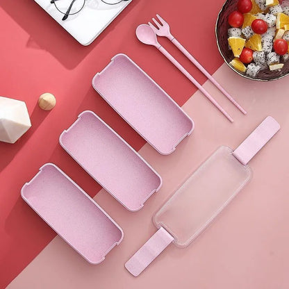 Mikrowellen Lunchbox Aus Weizenstroh – Umweltfreundlich, Spülmaschinenfest, Ideal Für Kinder Und Büro 2